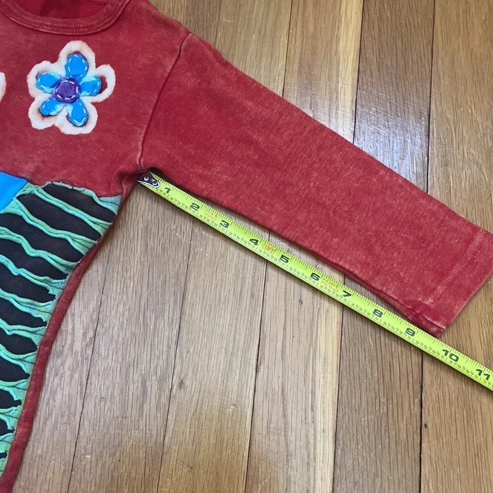 Nepal Made Bohemian Style Embroidered Tie-Dye Dress